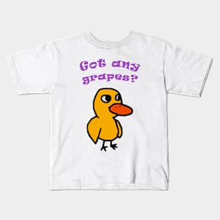 Got Any Grapes Duck Song Kids T-Shirt